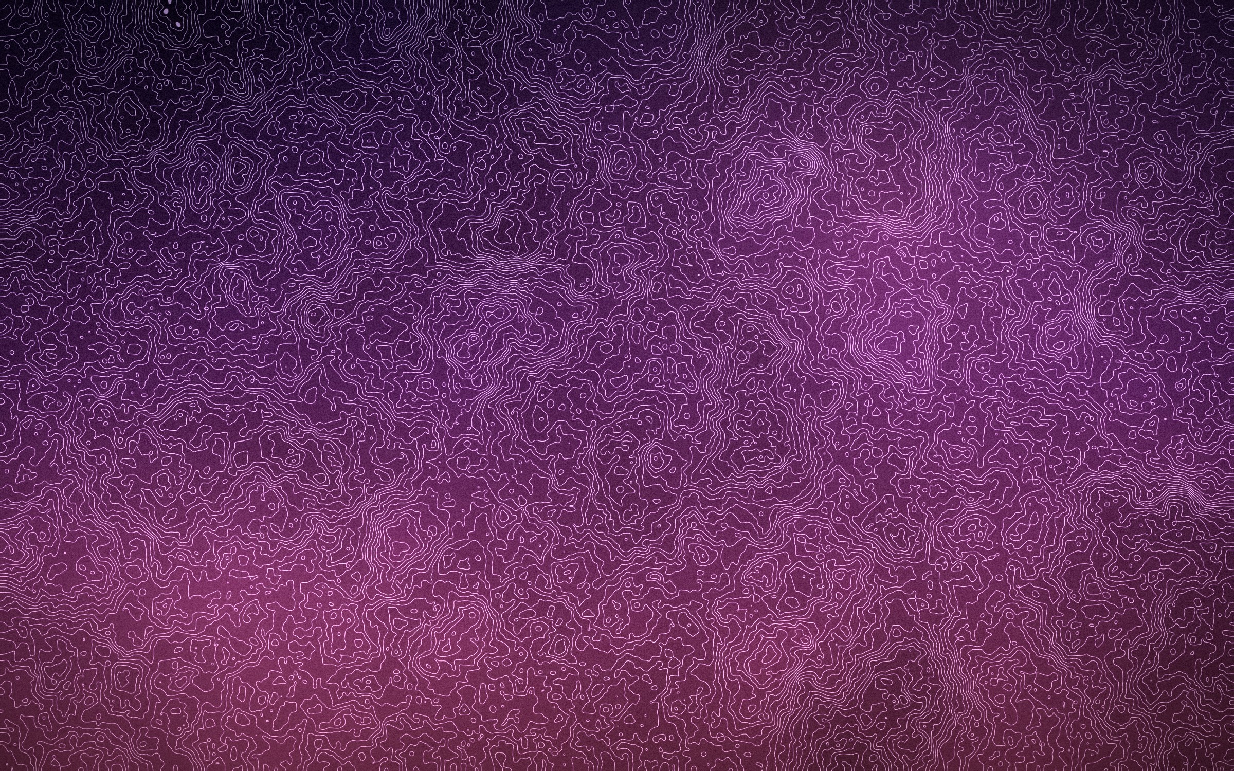 Topographic view of a project region at dusk