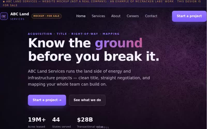 Concept site preview